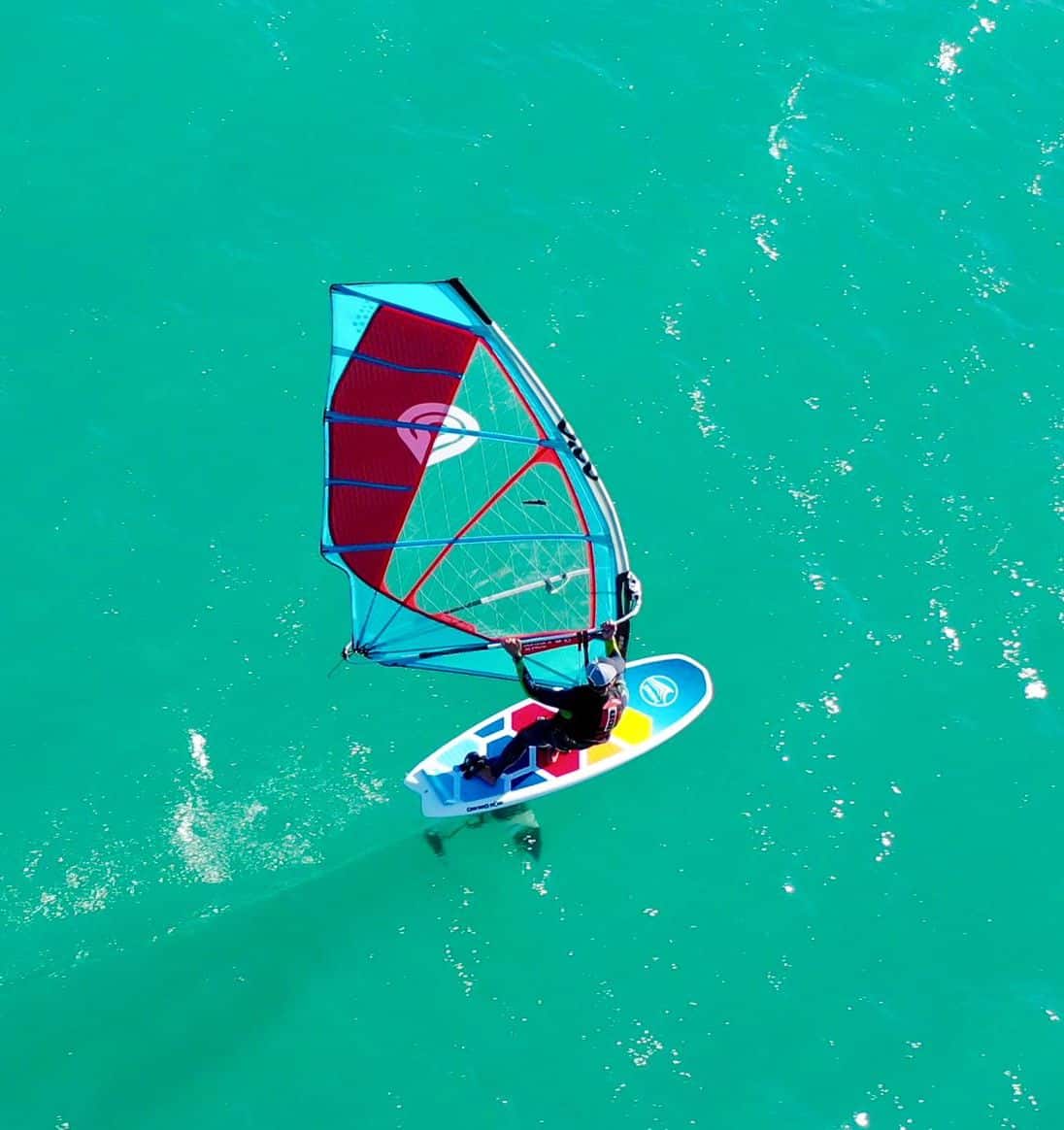 Windfoil convertible supfoil: skyrider 7'8