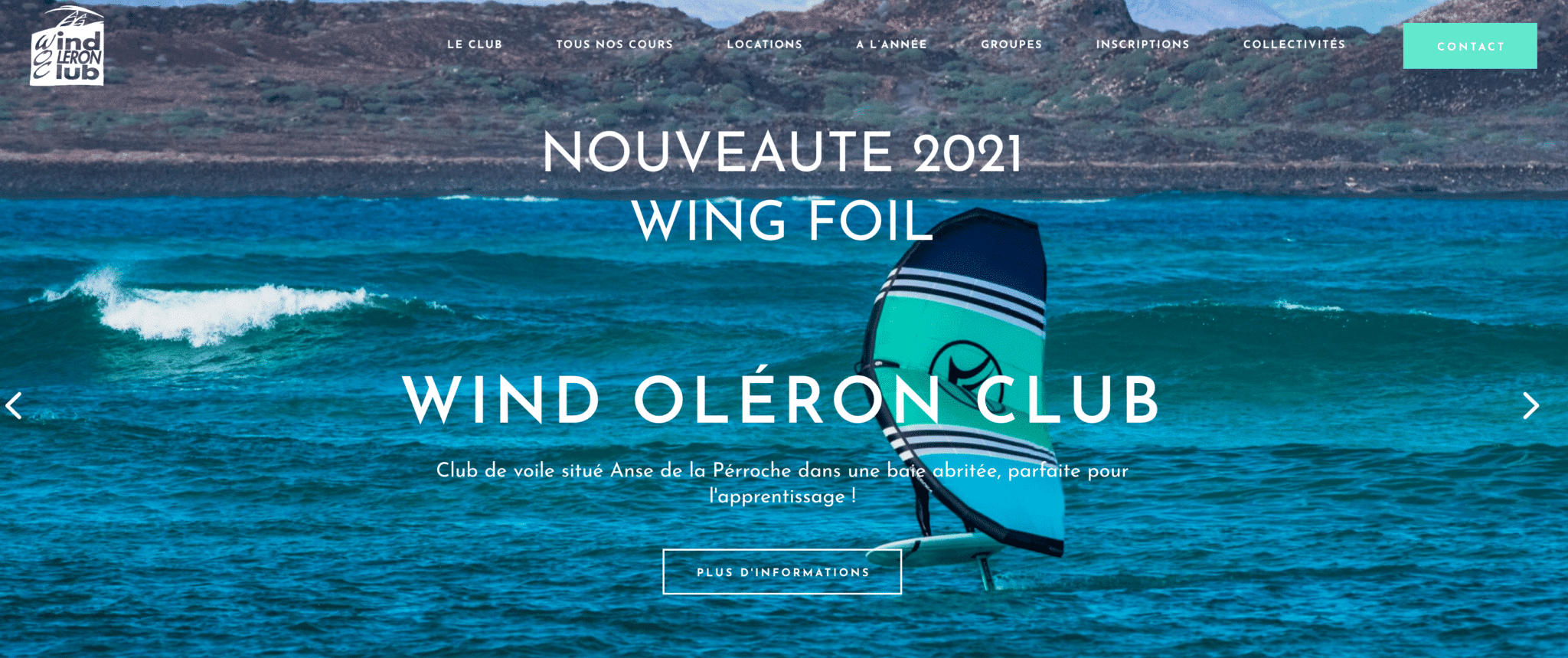 Wind Oléron Club, best wing foil spots around La Rochelle