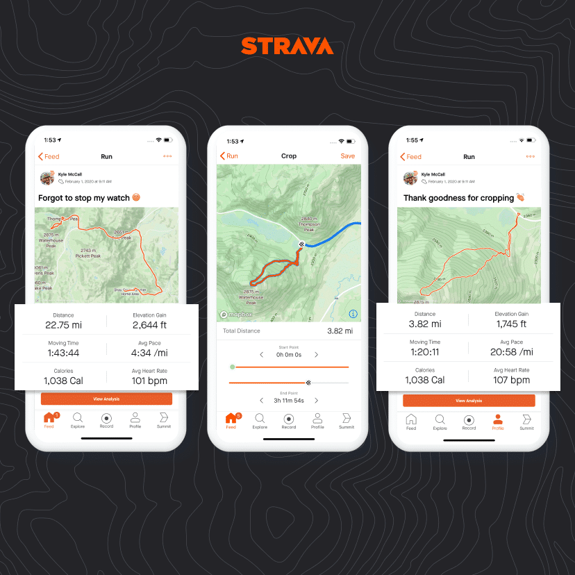 Strava pour le wingfoil, tracking application
